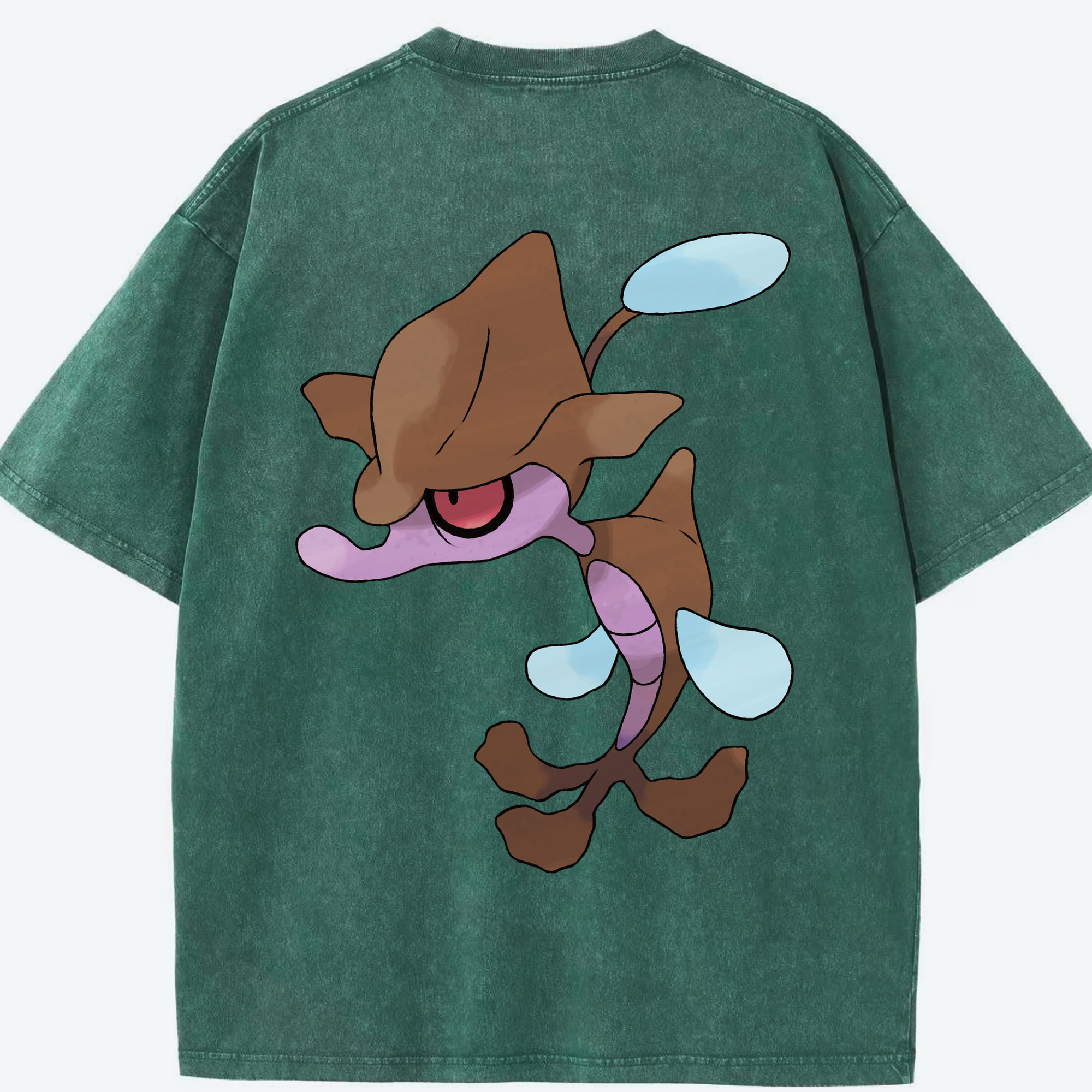 （画像用） ポケットモンスター Pokémon 綿100% ヴィンテージ風 半袖Tシャツ（背面プリント）